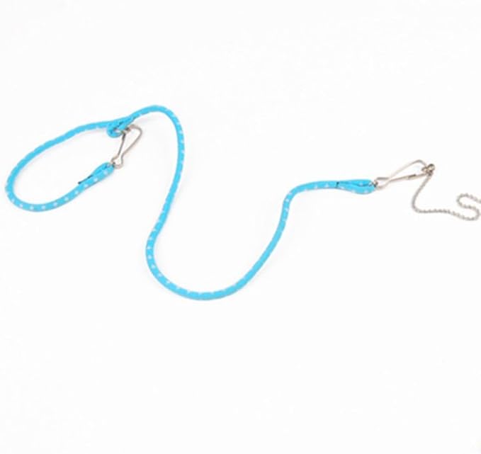 Hamster Harness,Adjustable Harness Vest Leash Hamster Chest Straps with a Small Bell Rat Mouse Squirrel Sugar Glider Small Animal (Blue)