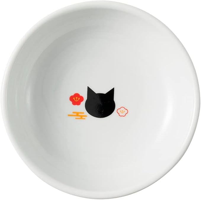 Necoichi Raised Stress Free Cat Food Bowl, Elevated, Backflow Prevention, Dishwasher and Microwave Safe, No.1 Seller in Japan! (Fuji Limited Edition, Regular)