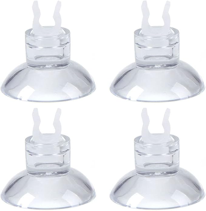 ALEGI 4pcs Large Aquarium Sponge Filter with Suction Cups, Check Valves for Breeding Fry Betta Shrimp Fish Tank (X-Large for 40-80 Gal 4 Pcs)