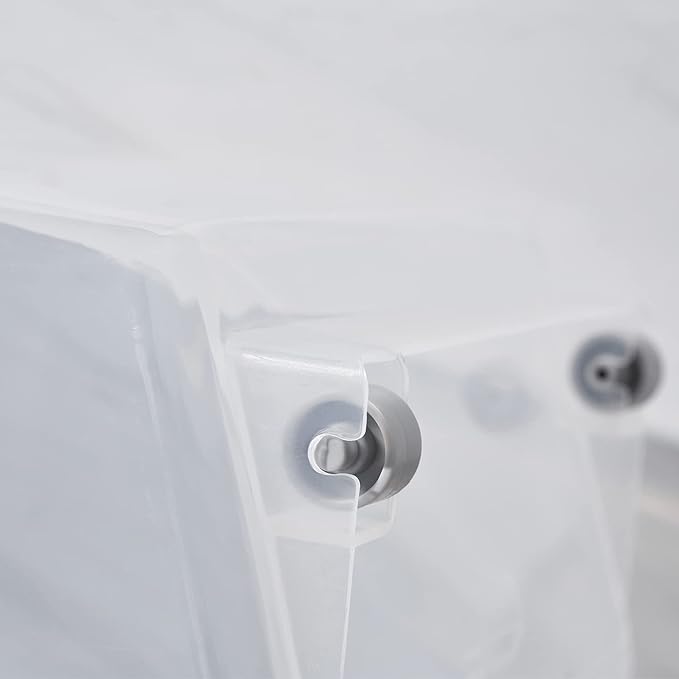 HANAMYA 10 Liter / 20 lbs Rice Storage Container with Measuring Cup, BPA free, For Rice | Grain | Pet Food | Flour, 1 count, Clear