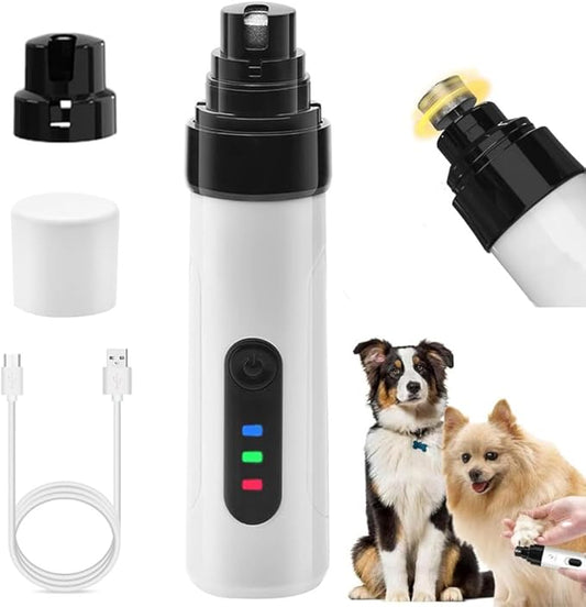 Silent Groom Pro,Silent Groom Pro Nail Grinder,2025 New Silent Groom Pro for Dogs and Cats, Nail Trimmer with Quick USB Charge(1pc)