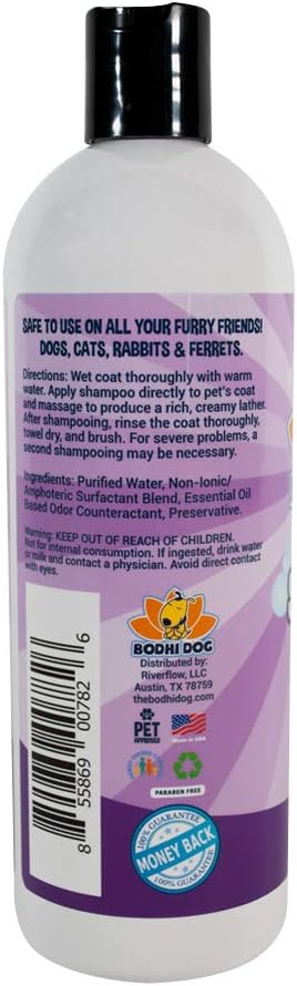 Bodhi Dog Skunk Shampoo | Skunk Smell Odor Remover Cleans & Deodorizes Using Essential Oils for Dogs & Cats | Made in USA | 16oz (473ml)
