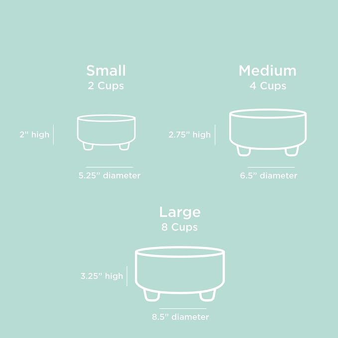 Waggo Uplift Ceramic Dog Bowl for Small Medium and Large Breeds - Heavyweight and Durable Pet Food and Water Dish Crock, Dishwasher Safe, Modern, Elevated Feeder (Teracotta, Medium)