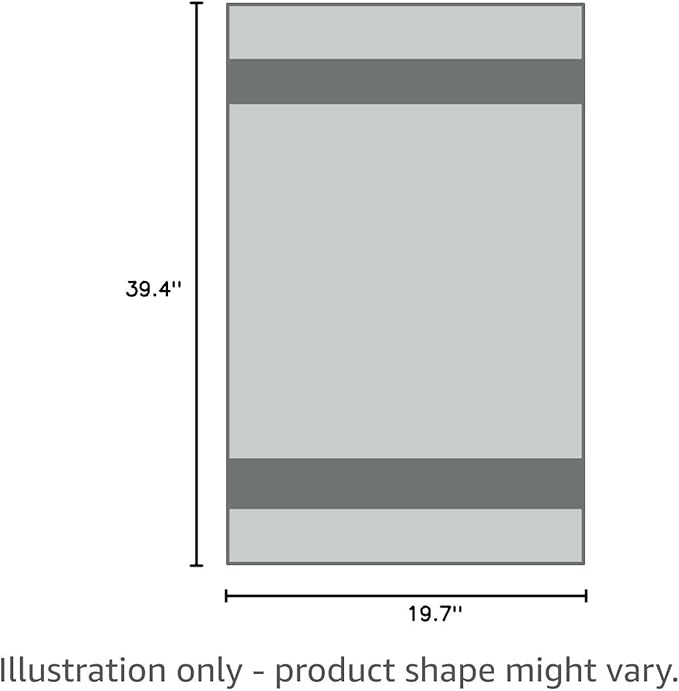 2 Pack Dog Towels Super Absorbent Pet Bath Towel Microfiber Dog Drying Towel for Small Medium Large Dogs and Cats, Machine Washable, 19.7Inch x 39.4Inch, Yellow-Grey & Green-Grey