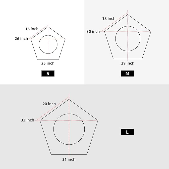 Pet Teepee Tent for Dogs & Cats Dog Bed with Thick Cushion Puppies Play House Removable and Washable 20x20x24Inch