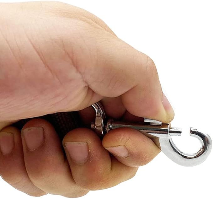 Nylon Dog Training Leash, Traction Rope, 4Ft /5 Foot /6 Feet Long, 5/8 inch 3/4 Inch 1 Inch Wide, for Small and Medium Dogs (Brown, 1'' x 15 FT)