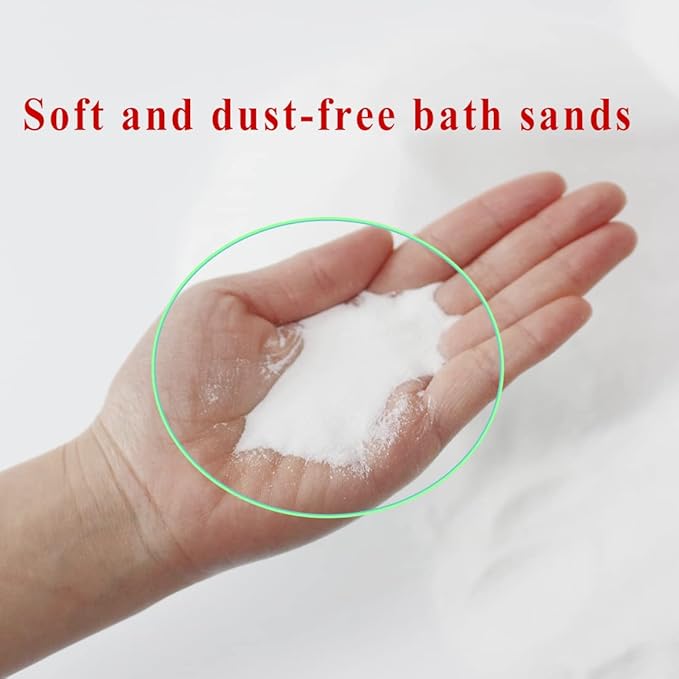 Hamster Bath Sand, 15.4lb Dust Free Desert Sand or Potty Litter Sand for Hamster Chinchillas Gerbil Syrian Mice Small Animals(White)