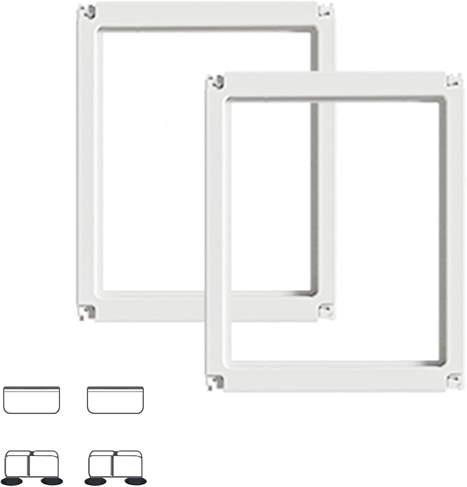 Acrylic Dog Playpen Suitable for Expanding Clear Dog Playpen Includes 2 I-Type Connectors and 2 Suction Cup Bases(23.6", 2PCS