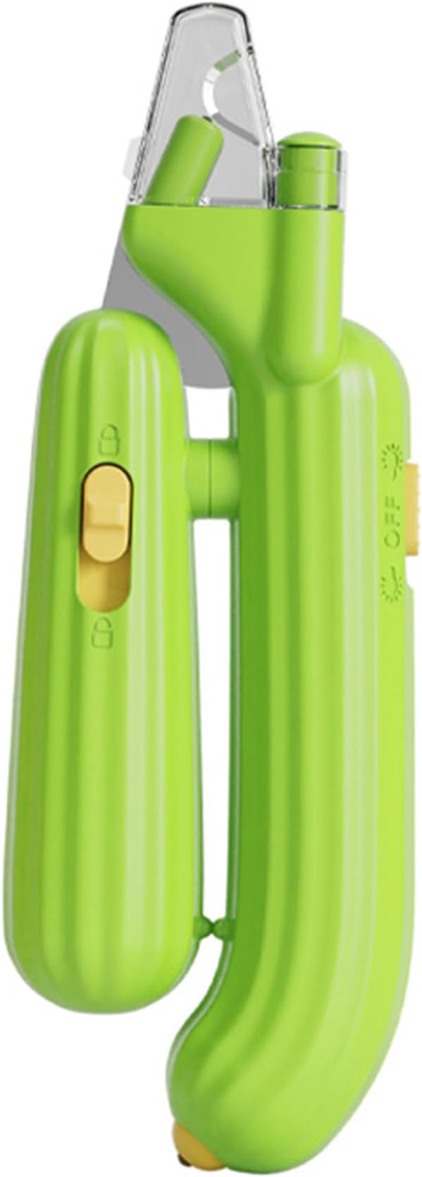 Cactus Shaped Cat Nail Clippers - Durable, Ergonomic Pet Grooming Tool for Cats & Kittens - Safe, Sharp, and Comfortable Claw Trimmer(Green)