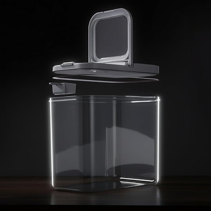 LivLab Mker Pet Food Storage Containers With Lids & Scooper - Dog Food Storage Container,12L/12KG/25LBS,BPA Free Airtight Storage Containers Store Dry Food For Kitchen Pantry