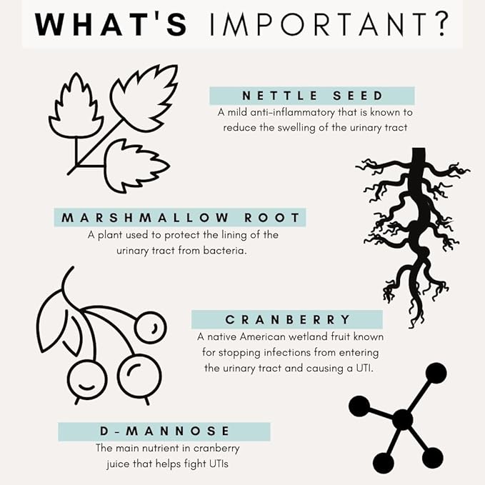 Urinary and Kidney Powder Supplement for Cats - Cranberry, Nettle Seed, D-Mannose for Cat UTI Treatment, Urinary Tract Health, and Kidney Care - Fast UTI Relief & Prevention - 60 Scoops