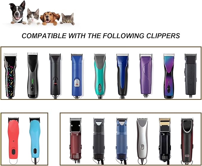 15# Pet Dog Grooming Detachable Ceramic Blades,Compatible with Andis,Oster A5,Wahl KM10 Clippers,Cut Length 8/32"(1.2mm),2 PCS