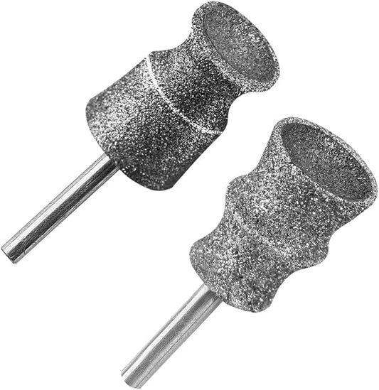 Diamond Dremel Dog Nail Grinder Attachment,1/8'' Pet Nail Grinder Wheel for Dremel Dog Nail Grinder, Diamond Rotory Bit for Dogs&Pets Nail Care,2-Pack(Large A&D)