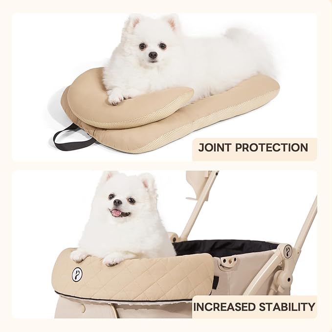 Pet Stroller Cushion for Dogs & Cats, Dog Stroller Mat, Ideal Accessories for Comfortable Rides