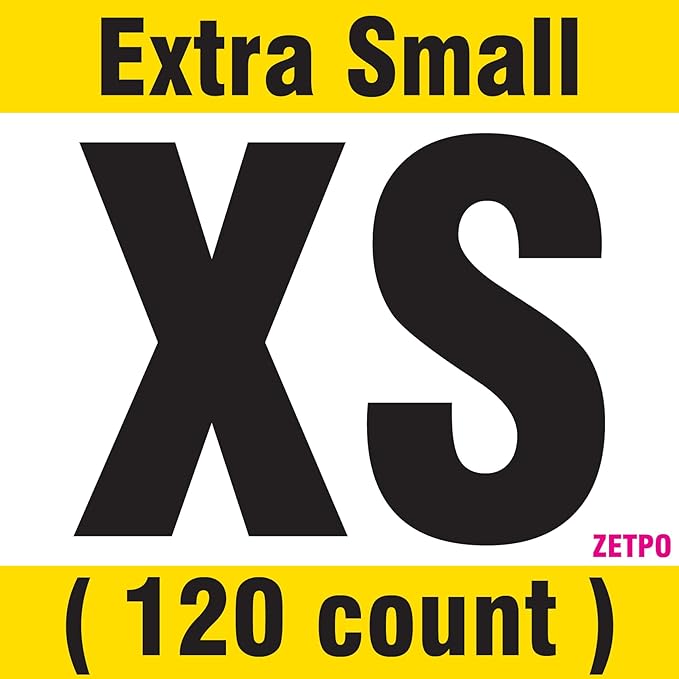 zetpo Cat Nail Caps | Cat Claw Covers | with Adhesives and Applicators (XS, 12x Colors/Leo | 120 pcs)