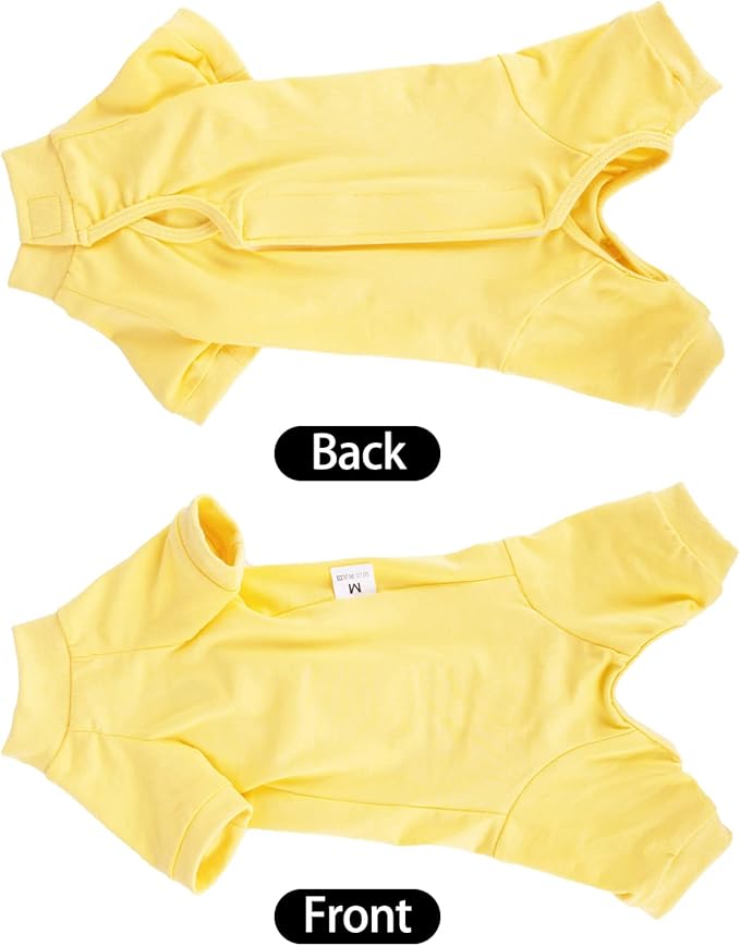 LIANZIMAU Cat Surgical Recovery Suit Professional for Male Female Dog Abdominal Wounds Cone E-Collar Alternative Anti-Licking Pet Surgical Recovery Pajama Suit Soft Fabric Onesie for Cats