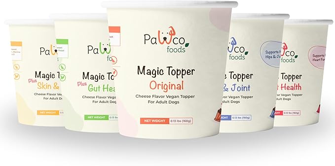 PawCo Magic Topper Original - Dog Food Topper for Picky Eaters, Grain-Free Meal Enhancer, Supports Immune & Digestive Health, 160g