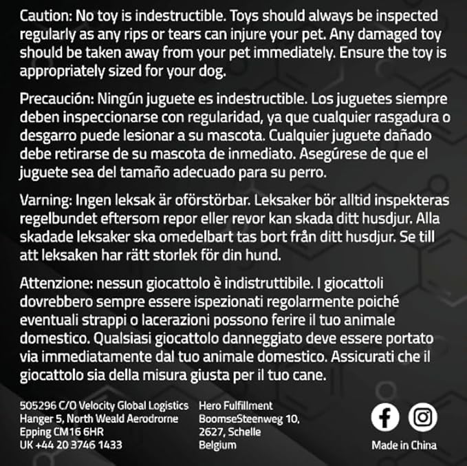 Playology Dog Toys | Dri-Tech Rope Toy Tug of War Rope for Aggressive Chewers | Medium Beef Scented Toy - Easy to Clean and Made from Non Toxic Materials