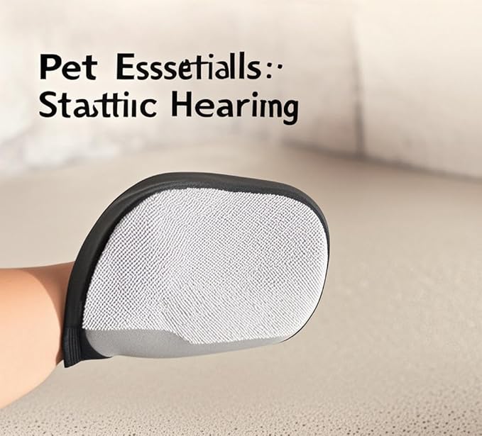 2 Pcs,Pet Removal Gloves for Dog&Cat, Electrostatic Pet Hair Remover, Pet Removal Gloves, Pet Hair Remover for Furniture, Reusable Pet Hair Remover,