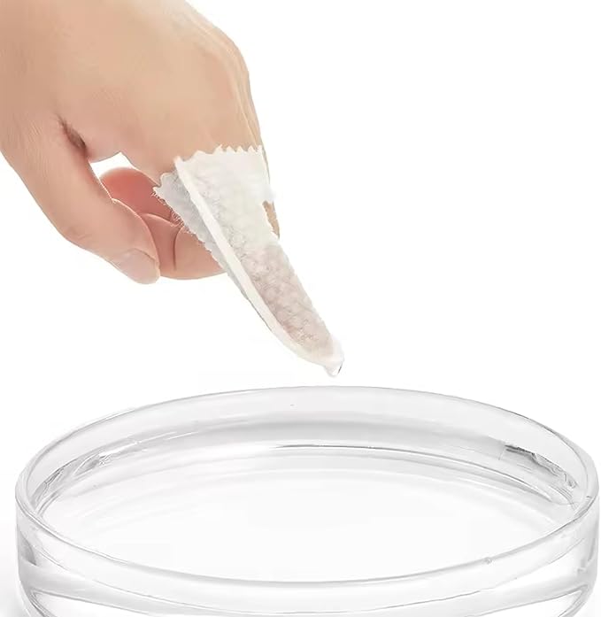 H&H Pets Disposable Finger-Style Ear & Facial Dry Wipes - Ultra Soft, Fragrance Free, Hypoallergenic, 20 Count