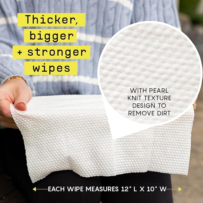 Busy Co. - Hypoallergenic Dog Wipes, Cleaning and Odor Control Grooming Wipes for Paws, Body, and Butt, Perfect for Puppy and Adult Dogs, Individually Wrapped, Unscented (Unscented, 20 Grooming Wipes)