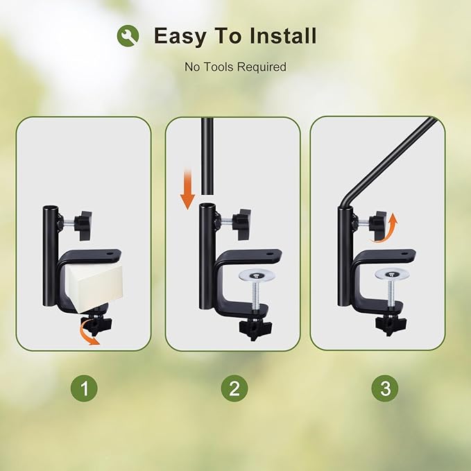 MIXXIDEA Deck Hook Outdoor Hanging Brackets:43 Inches Wall Mounted Hook Plants & Wind Chimes Risk-Free Lanterns Large Wind Chimes Lanterns