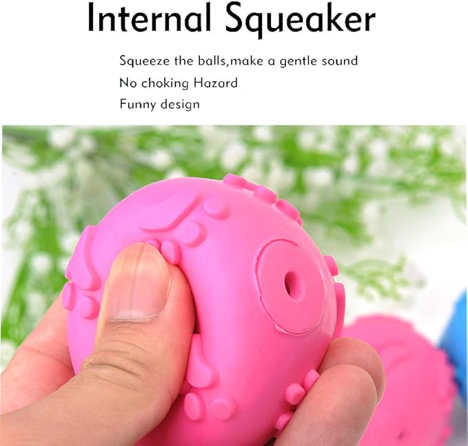 Dog Toys ,Dog Balls for Small Medium Large Dogs Squeaky Toy Balls 3 Pcs