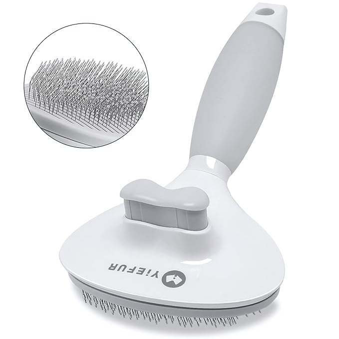 Cat Hair Brush,Cat Brush for Shedding,Soft Silicone Self Cleaning Brushes for Short and Long Haired Cats for Grooming and Shedding