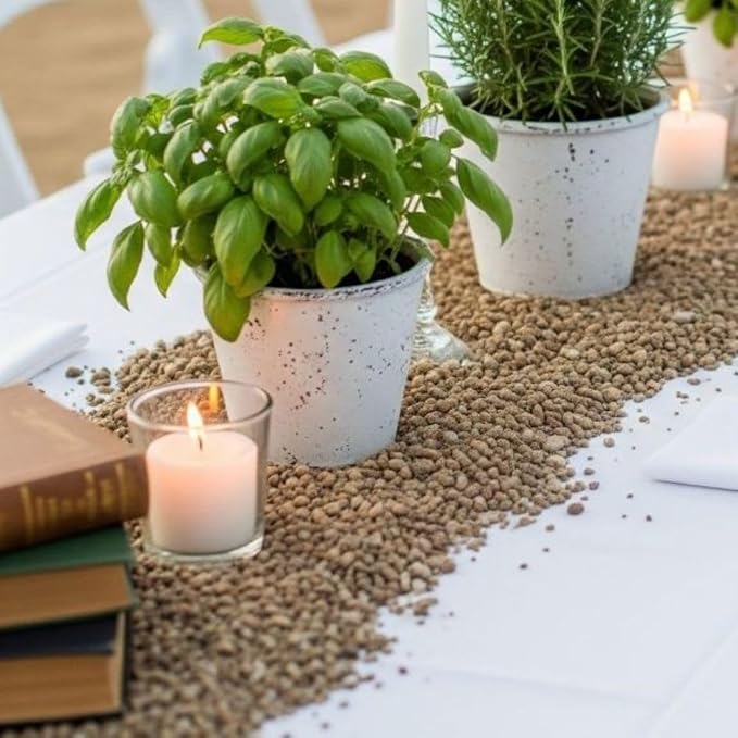 32 oz Jug Multicolor Tan Small River Rock, ½-1½ inch Size, for Indoor Outdoor Decor, vase Filler, Candles, Art, Crafts, Aquariums, Fairy Gardens, planters, tablescapes, terrariums