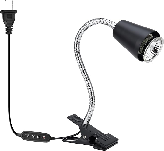 Reptile Heat Lamps, UVA/UVB Turtle Heat Lamp,Turtle Aquarium Light Bulbs, Heating Lamps with Cycle Timer, 360° Rotatable Heat Lamp for Lizard Turtle Snake Aquarium Aquatic Plants,2 Heat Bulbs