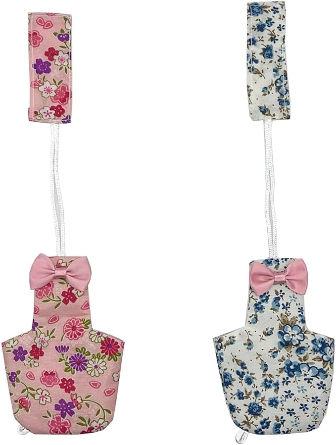 2 PCS Cute Birds Suit Parrots Holiday Reusable Pink&Blue Decoration Pet Bird Clothes for Parrot Pet Chicks