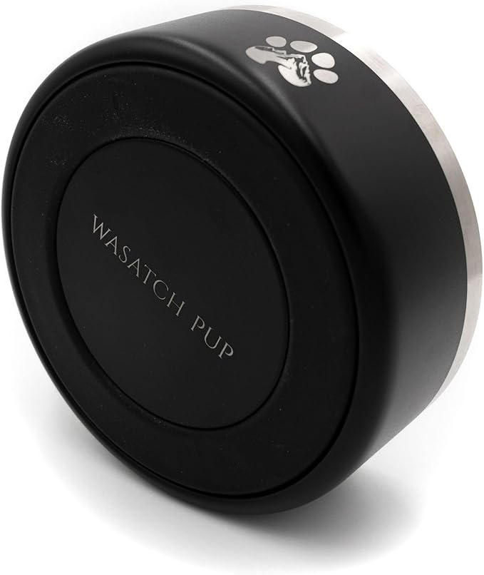 Stainless Steel Dog Bowl for Small-Large Dogs | Double Wall Insulated, Non-Slip Base Heavy Duty Water and Food Bowls for Dogs & Cats | Pet Safe BPA Free & Dishwasher Safe | 16 Oz - Khaki