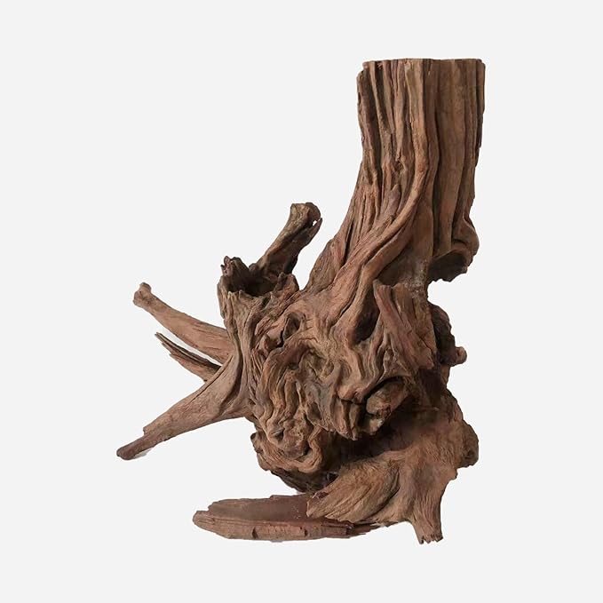 LYPHARD AQUARIUMS Natural Driftwood for Aquarium Decor, L17.72×W7.48×H11.81 Inches Large Drift Wood Decorations for Reptile Hide, Fish Tank, Optional Shapes