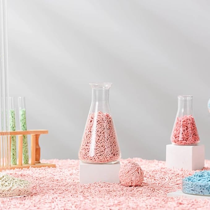 Tofu Cat Litter Natural Clumping Tofu Cat Litter, Fast Clumping and Easily Scoop-able 5.5lb/88oz 5 Scents - Ocean Fresh, 8 Pack