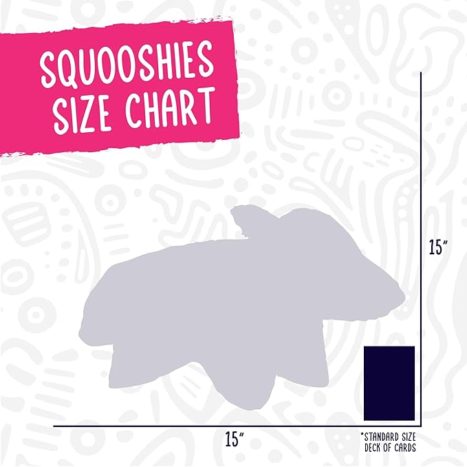 HuggleHounds Plush Dog Toy - Fuzzy Dog Toy, Soft Plush, Interactive Durable Stuffed for Small and Large Breeds with Squeaker - Squooshie Bunny