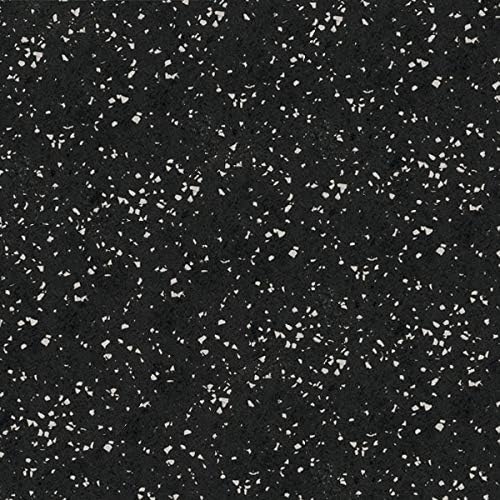 American Floor Mats 1/4in (7mm) Thick 10% Grey 4' x 3' Heavy Duty Rubber Rolls, Protective Exercise Mats, Home Gym Rubber Flooring