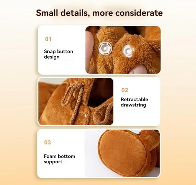 Cat Puppy Costume Winter Warm Outing Backpack Cute Bear Bee Design Anti-Escape Bag for Kitten Cat Small Dog (bee,Medium)