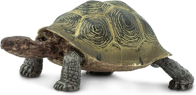 Safari Ltd. Desert Tortoise Figurine - Lifelike 3.25" Wildlife Figure - Educational Toy for Boys, Girls, and Kids Ages 3+