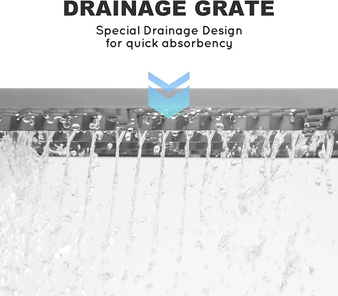 HQ4us Dog Pee Pad Holder Tray with Grate 45”×34”, Large Dog Litter Box Toilet, Puppy Pee Pad Holder, Less Mess, Dog Potty Indoor Outdoor for Balcony