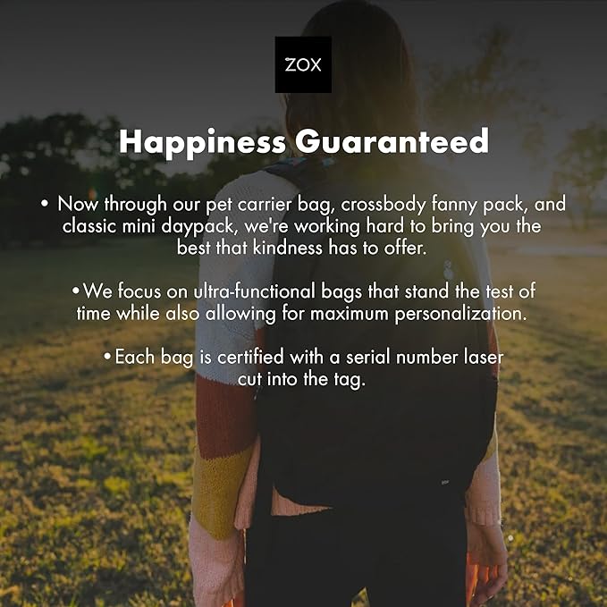 ZOX Small Dog Carrier | The Doggo | Essential Sling Backpack for Pets, Bring Your Puppy on Every Adventure (Works Great with Cats and Kittens Too)