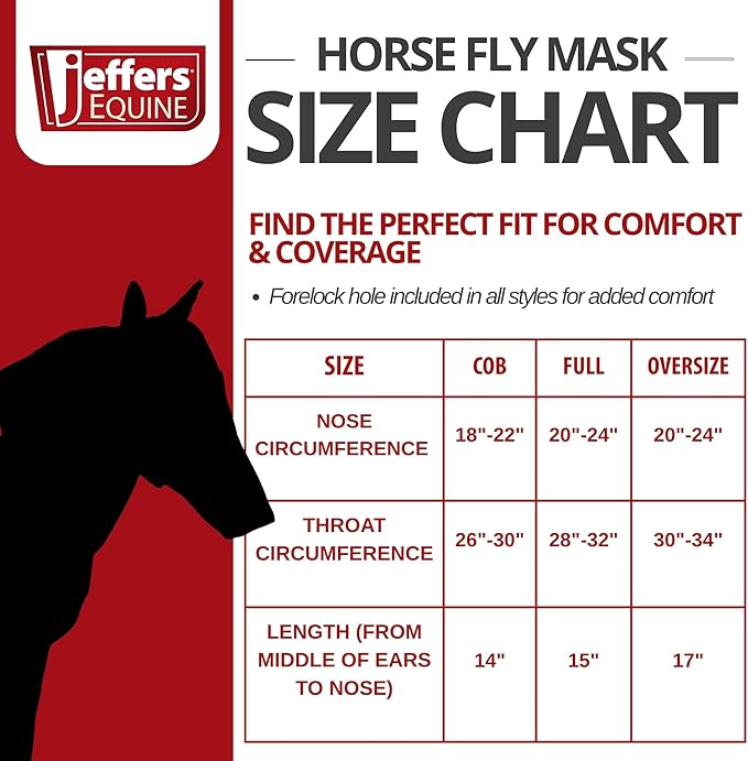 Jeffers Expression Lycra Horse Fly Mask – Full Size, Rose Garden – Lightweight Stretch Horse Mask with Mesh Eyes & Ears, Breathable Lycra Fly Mask for Horses, Equine Summer Apparel & Gear