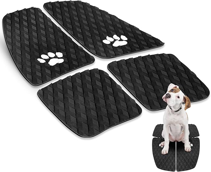 Dog Traction Pad Dog Paddle Board Kayak Accessories 21.2 x 15.3 Inch Non Slip Deck Grip Mat Surfboard Traction Good Grip EVA Foams for SUP Skimboard Paddleboard Surfboard