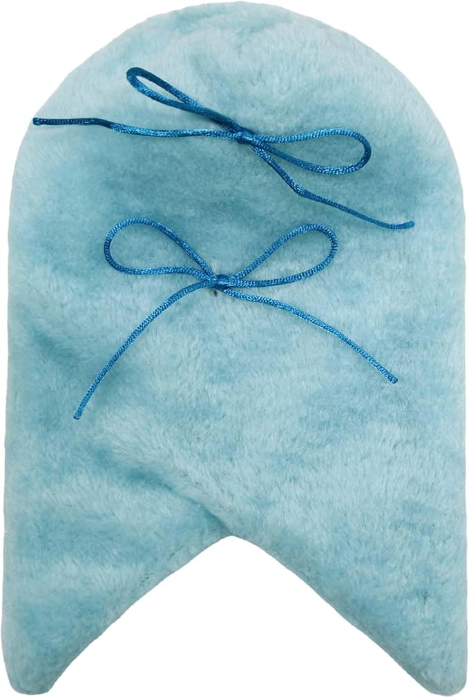 SIMENA Bird Blanket for Cage, Corner Fleece Bed for Birds, Cozy Bird Warmer, Parrot House for Cage, Cuddle Nest Hanging Toy for Lovebirds Parakeet (Blue, Medium)