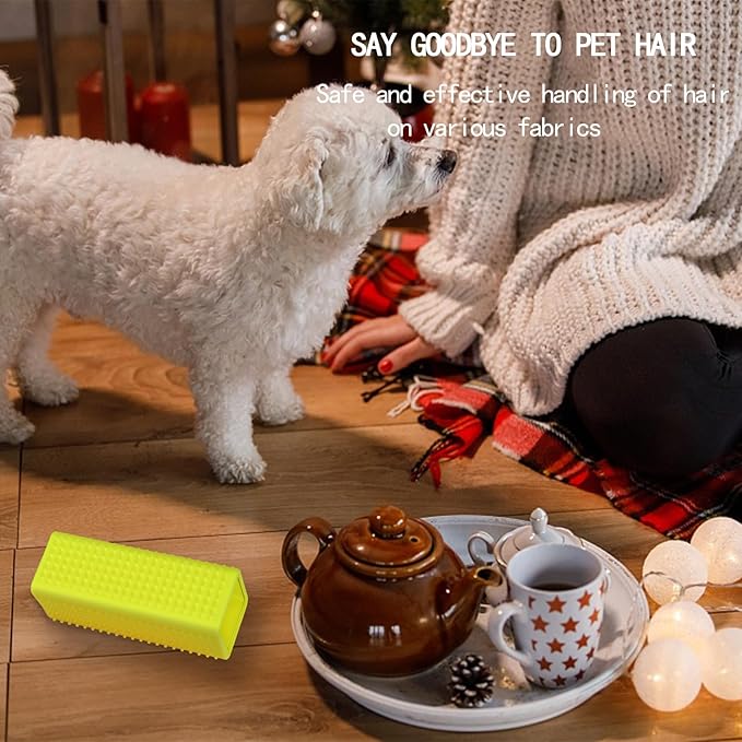2pcs Pet Dog Cat Hair Remover, Pet Hair Removal Tool, Car Carpet Cleaner for Pet Hair,Dog Hair Remover for car,Interior, Furniture, Sofa