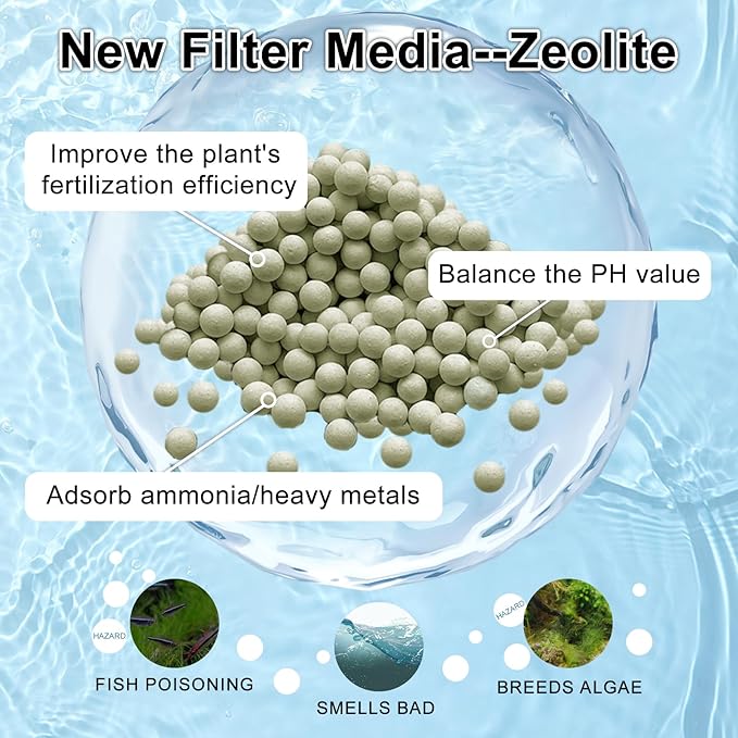 16 Pack Filter Cartridge Compatible with Whisper Bio-Bag Filters 10i/IQ10/PF10, Medium Replacement Filter Cartridges for Aquariums Compatible with ReptoFilte 20 gallons (90 GPH)