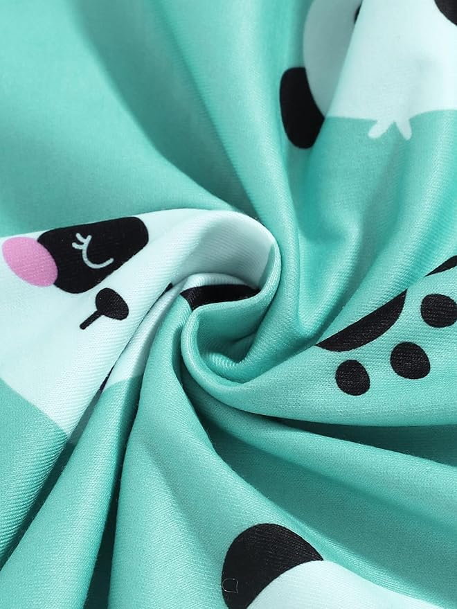 YIJIU Women's Sleepwear Long Sleeve Top and Pants Pajama Set Panda Print Nighty