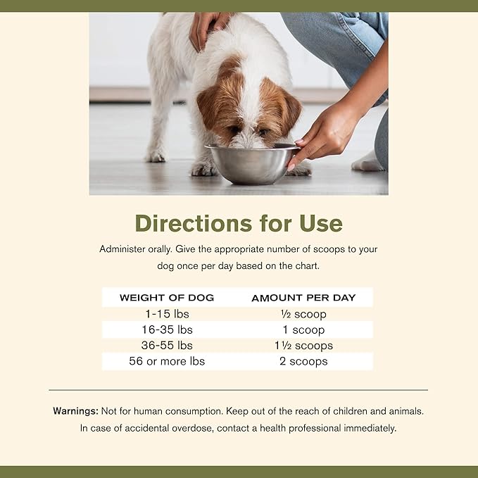 Badlands Ranch - Super20 Canine Supplement Organic Ingredients Multi-Benefit Supplement, Ashwagandha, Help w/Canine Well-Being, Heart, Joint, Vision, Antioxidant Support by Katherine Heigl (30 scoops)