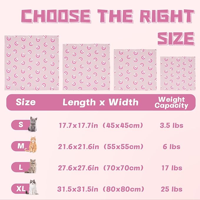 Supet Cat Wrap for Cutting Nails, Self-Adhesive Cat Grooming Wrap, Anti-Scratch Cat Wrap for Grooming, Ideal for Medicine, Nail Clipping, Teeth Brushing, Ear Cleaning