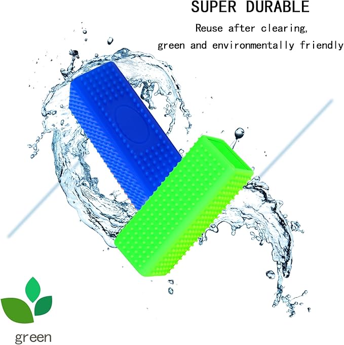2pcs Pet Dog Cat Hair Remover, Pet Hair Removal Tool, Hollow Cleaner Brush for car,Interior, Furniture, Sofa