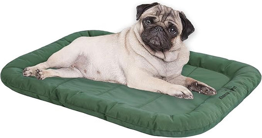 KHONSU PET Durable Dog Bed Tough and Tear Proof Dog Crate Bed, 800lbs Tear Strength PVC-Backed Waterproof Ped Bed Mat Indoor & Outdoor Use for Dogs up to 25 lbs